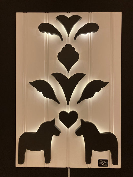 Svart på Vit bakgrund