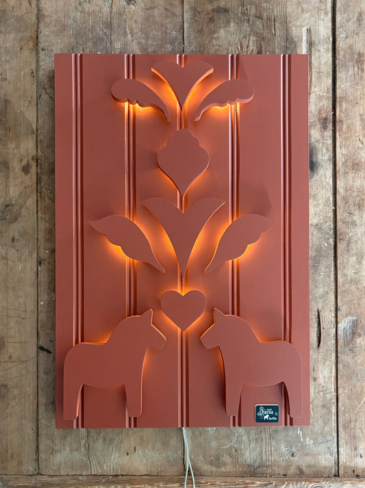 Rältaröd på Rältaröd bakgrund