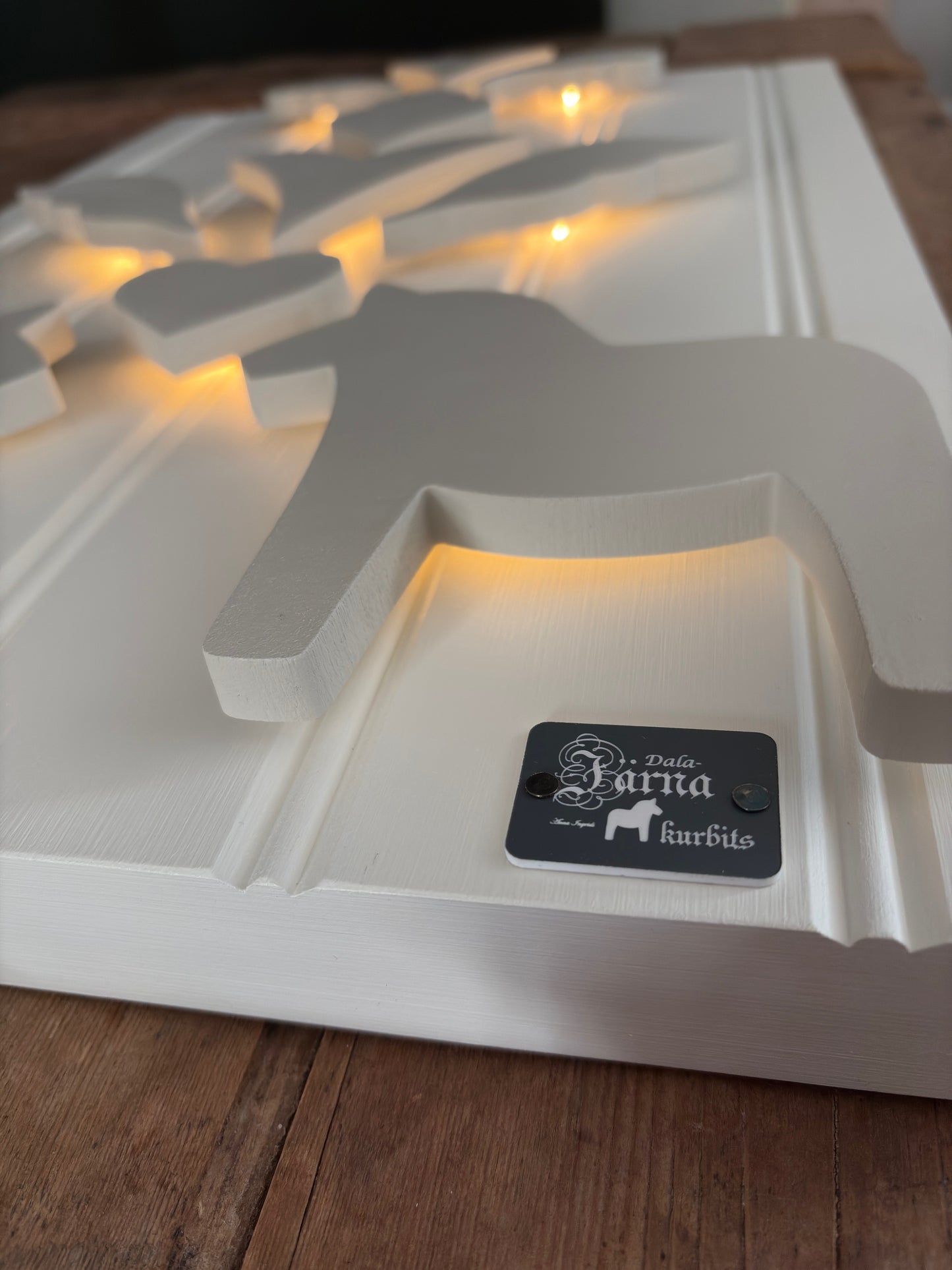 Leksandsgreige på Vit bakgrund