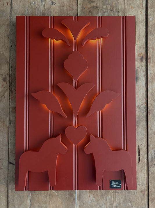 Faluröd på Faluröd bakgrund