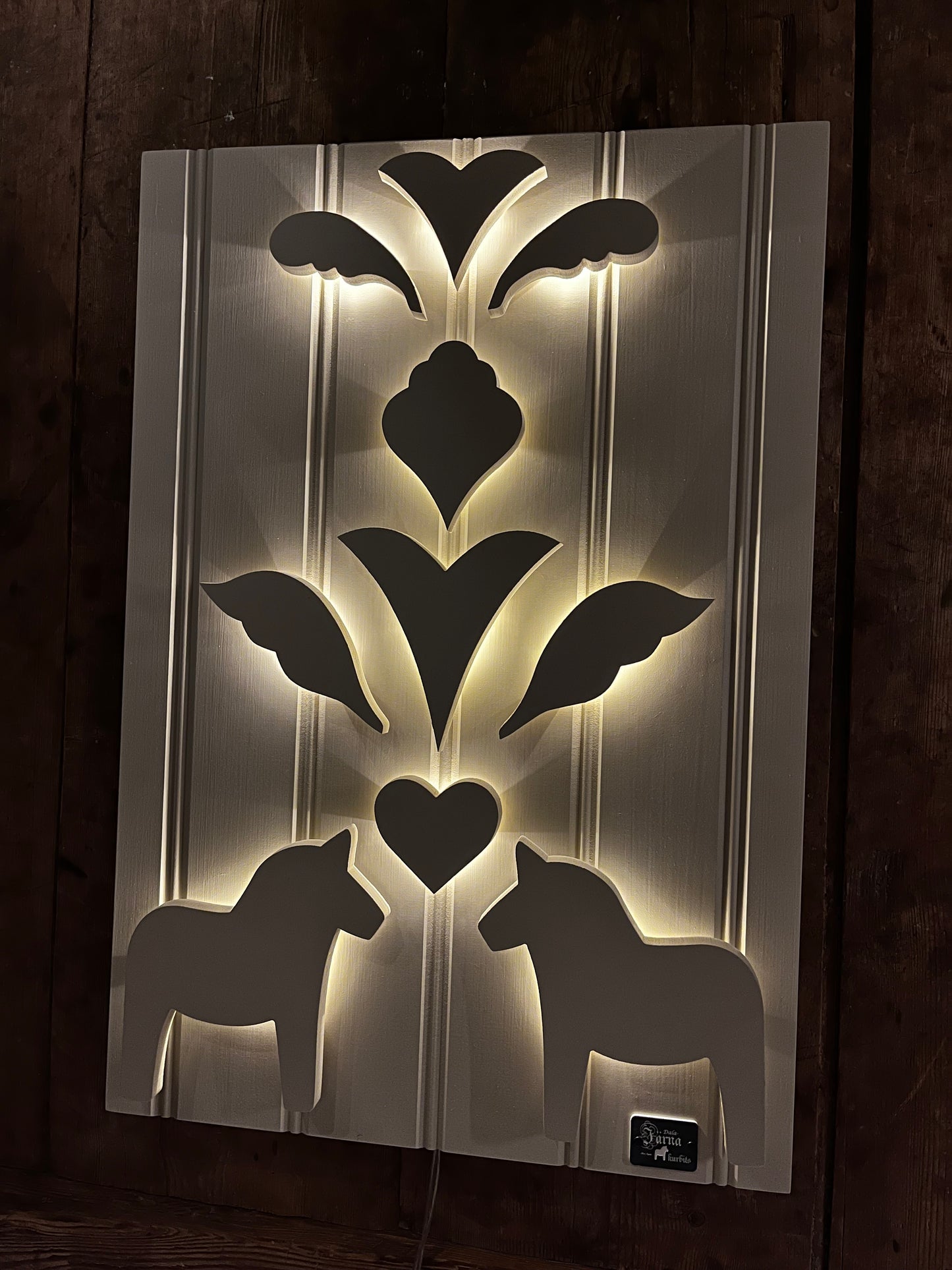 Leksandsgreige på Leksandsgreige bakgrund