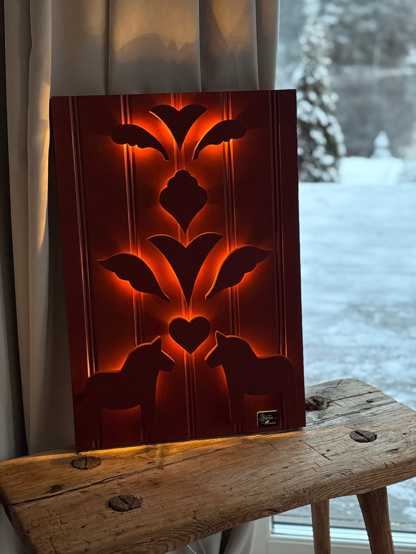 Faluröd på Faluröd bakgrund